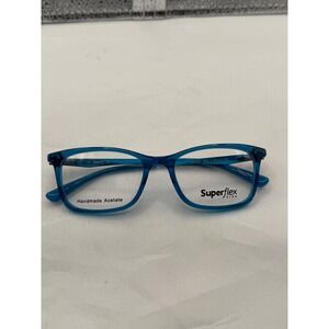 Superflex Kids Blue Handmade Acetate Eyeglasses Frames SFK 291 S304‎